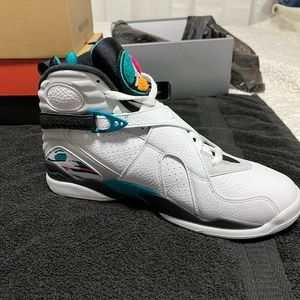 Jordan 8 size 10.5 worn 1x in box like brand new